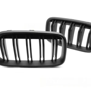 Grill BMW X2 F39 (2018–2023) Sport Matt Svart Dobbel Bar - GRBMV3