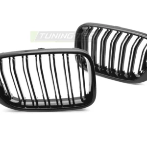 Grill BMW X3 F25 (2010–2017) Sport Glossy Svart Double Bar - GRBMV5-F25