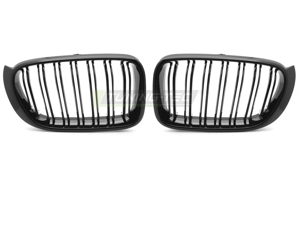 Grill BMW X3 F25 (2010–2017) Sport Glossy Svart Double Bar - GRBMV5-F25