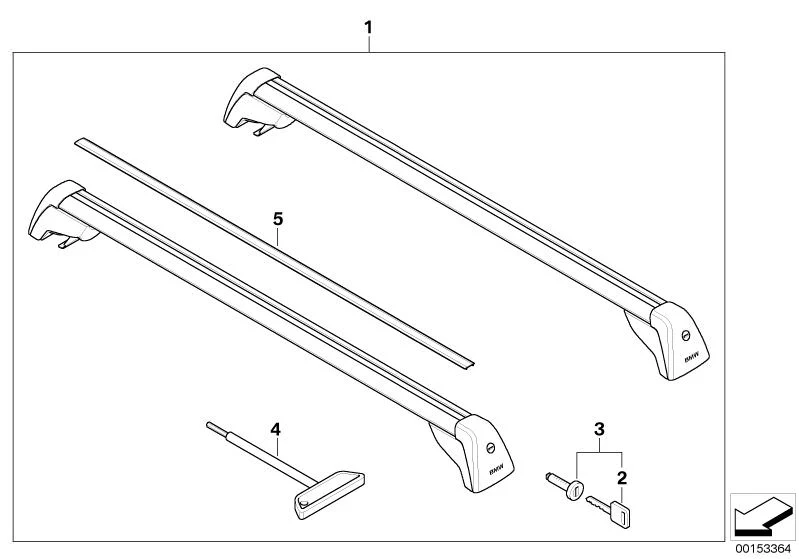 Takstativ Bmw X5 (E70) OEM (2006-2013)