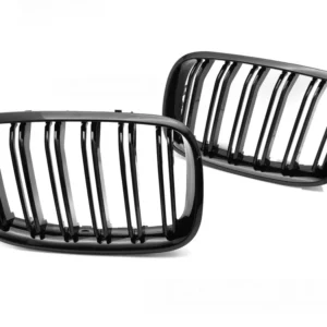 Grill BMW X5 E70 07-13 - Sport Double Bar Blank Svart