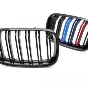 Grill BMW X5 E70 07-13 Sport Glossy Black Tri-Colour Double Bar