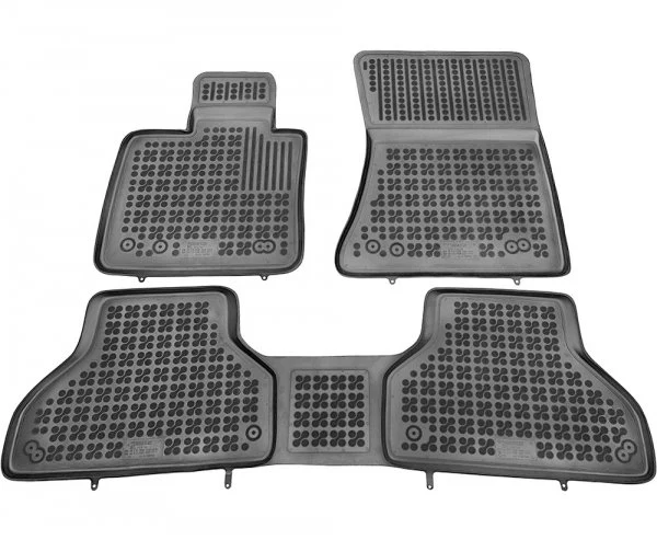 Gulvmatter Bmw X5 II (E70) / X6 (E71) (2006-2013) – med høykant | Rezaw-Plast