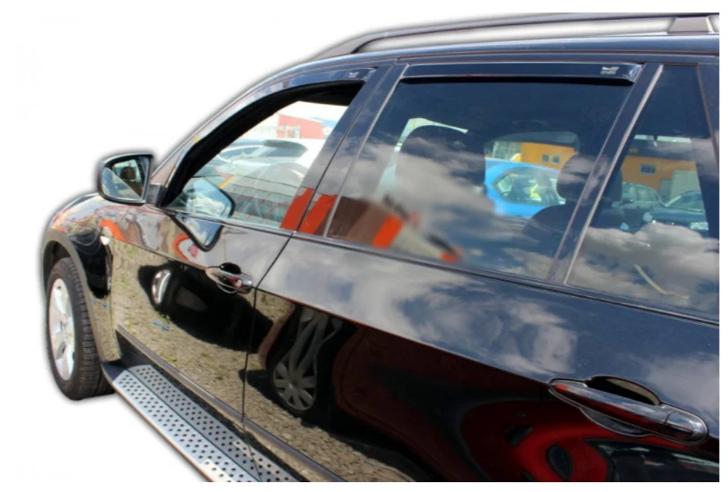 Vindavviser Bmw X5 (E70) / sett 4 stk. (2006-2013) – PMMA Plexi | Heko
