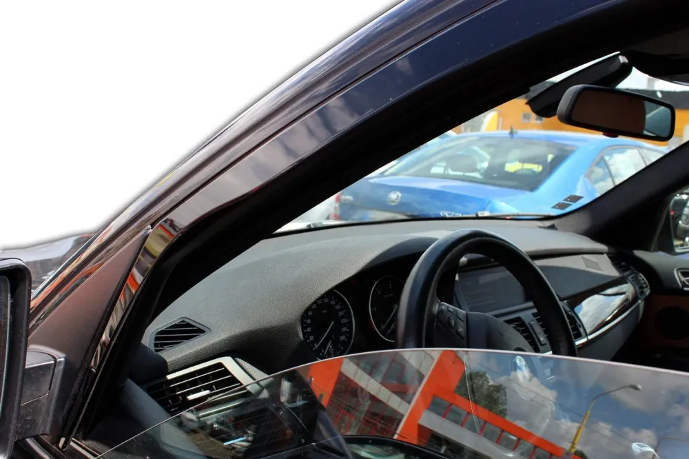 Vindavviser Bmw X5 (E70) / sett 2 stk. (2006-2013) – PMMA Plexi | Heko