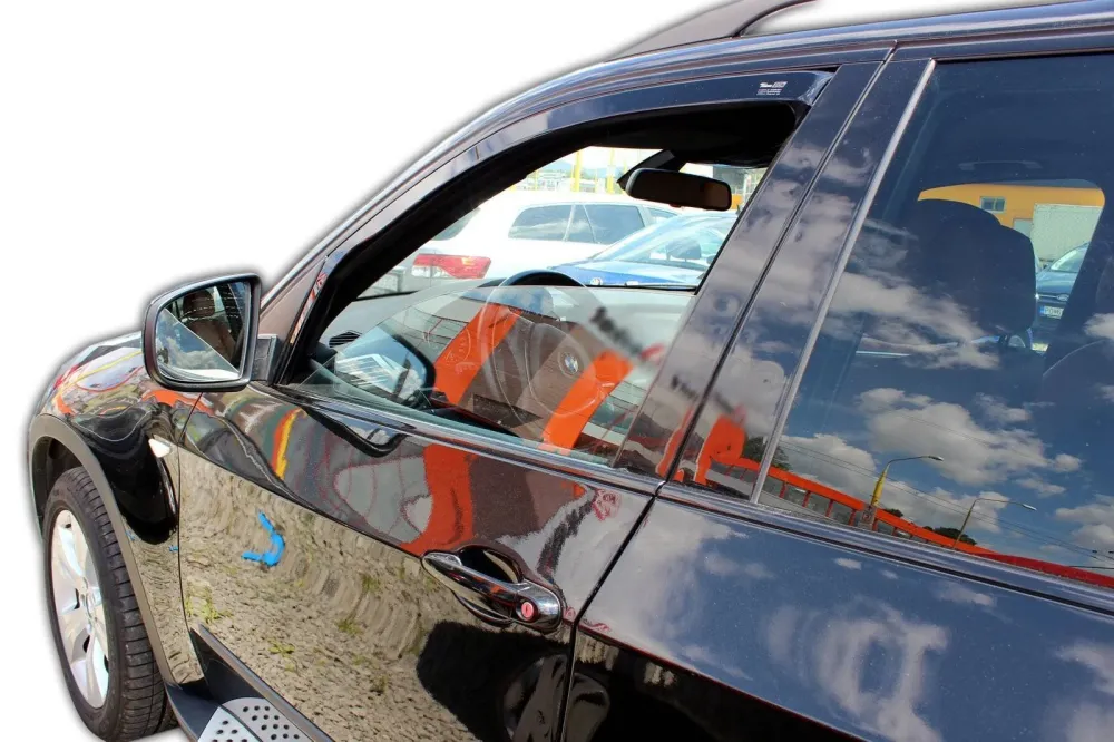 Vindavviser Bmw X5 (E70) / sett 2 stk. (2006-2013) – PMMA Plexi | Heko