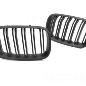 Grill BMW X6 E71 08-14 - Sport Matt Svart Double Bar