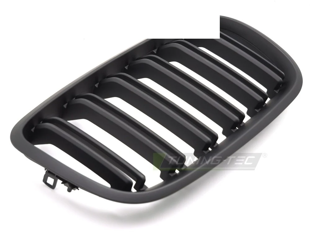 Grill BMW X6 E71 08-14 - Sport Matt Svart Double Bar