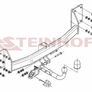 Tilhengerfeste Bmw X6 (E71) (2007-2014) – fastmontert | Steinhof