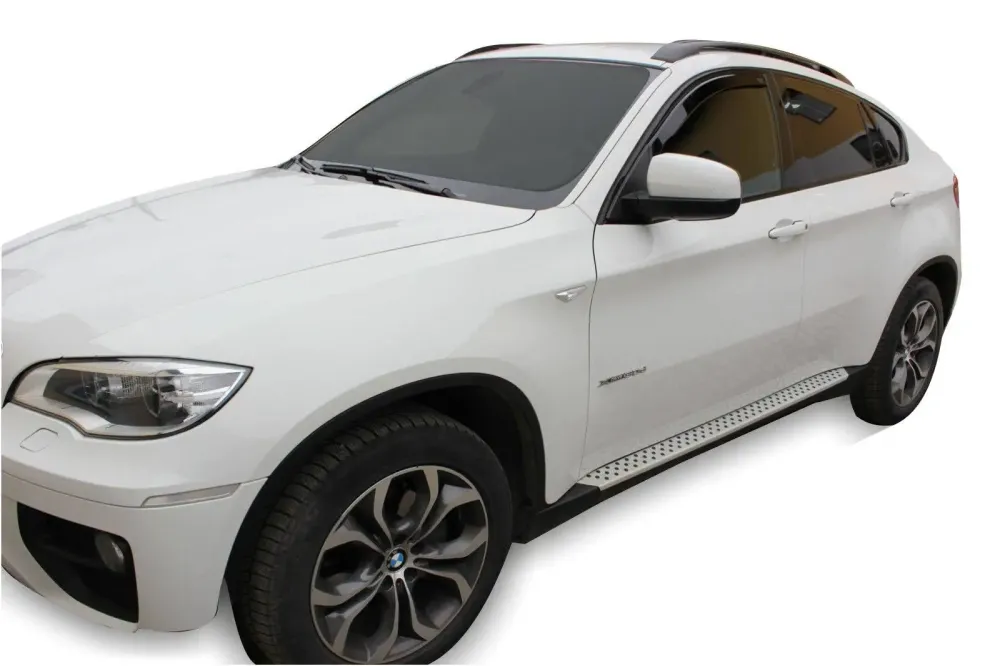 Vindavviser Bmw X6 (E71) / sett 4 stk. (2007-2014) – PMMA Plexi | Heko