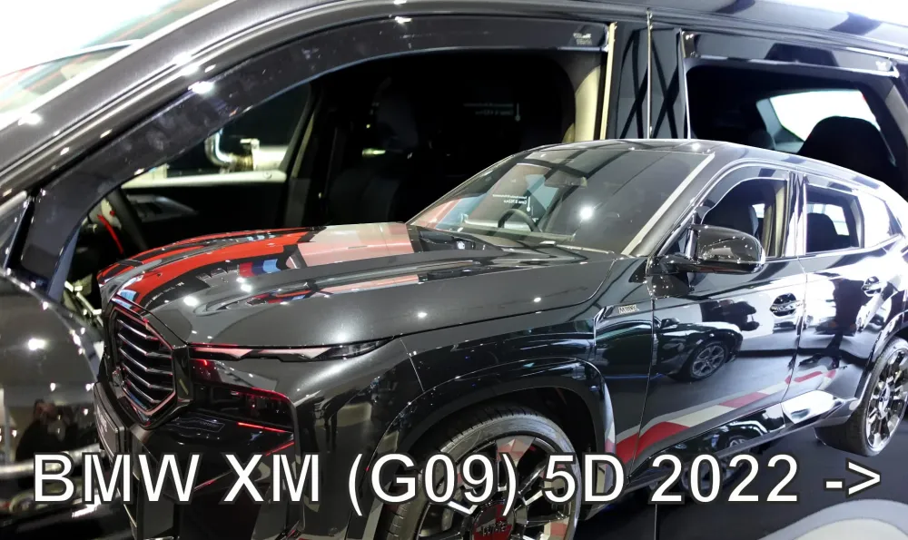 Vindavviser Bmw XM (G09) / sett 4 stk. (2022-) – PMMA Plexiglass | Heko
