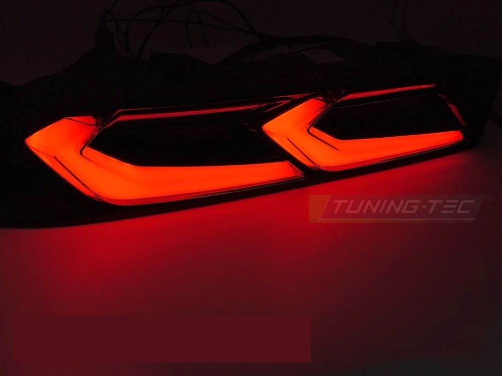 Baklykter Chevrolet Camaro (2016–2018) LED Rød/Svart - LDCT07