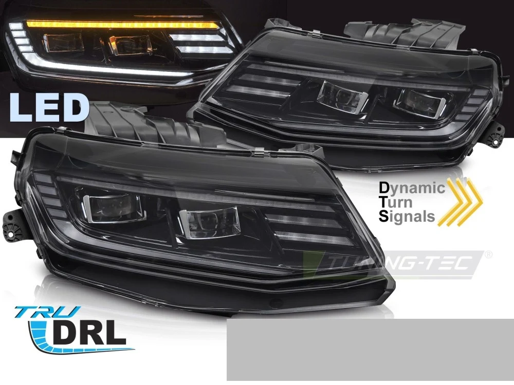 Frontlykter Chevrolet Camaro (2016–2018) LED DRL - LPCT17