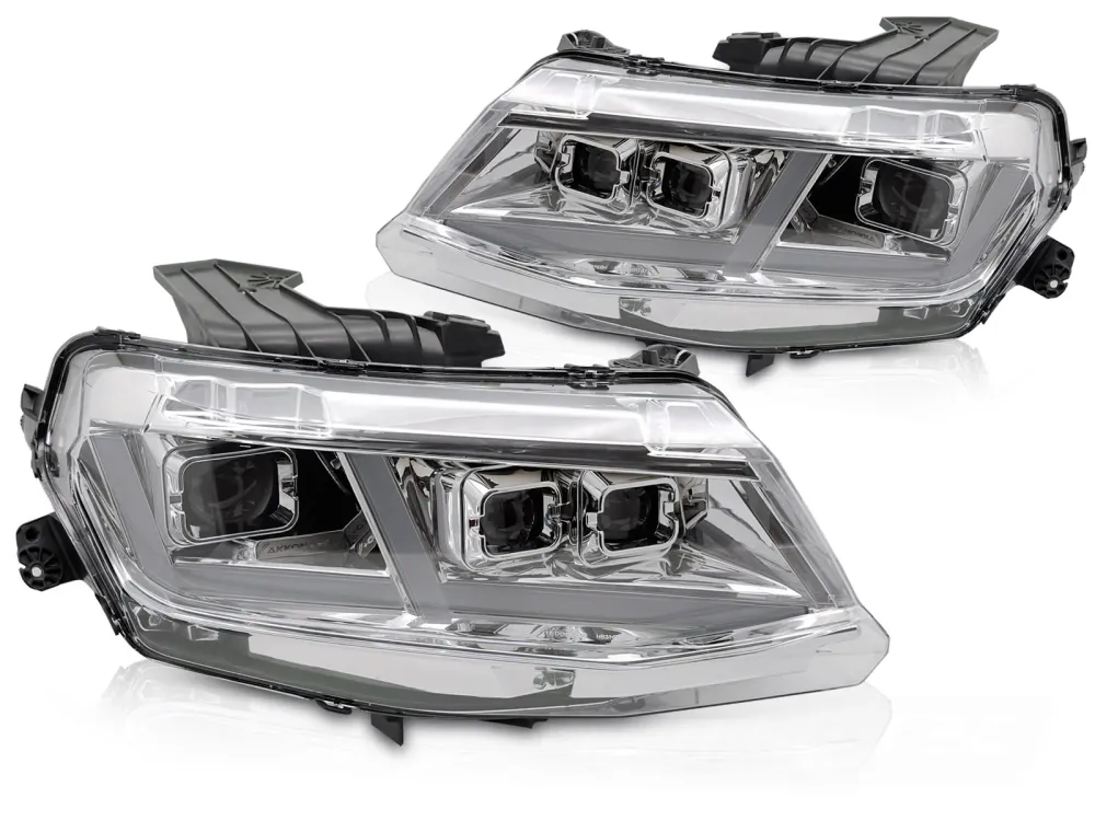 Frontlykter Chevrolet Camaro (2016–2019) Full LED Krom - LPCT22