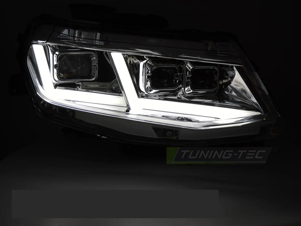 Frontlykter Chevrolet Camaro (2016–2019) Full LED Krom - LPCT22