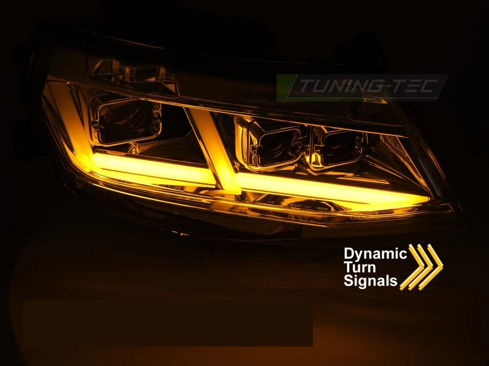 Frontlykter Chevrolet Camaro (2016–2019) Full LED Krom - LPCT22