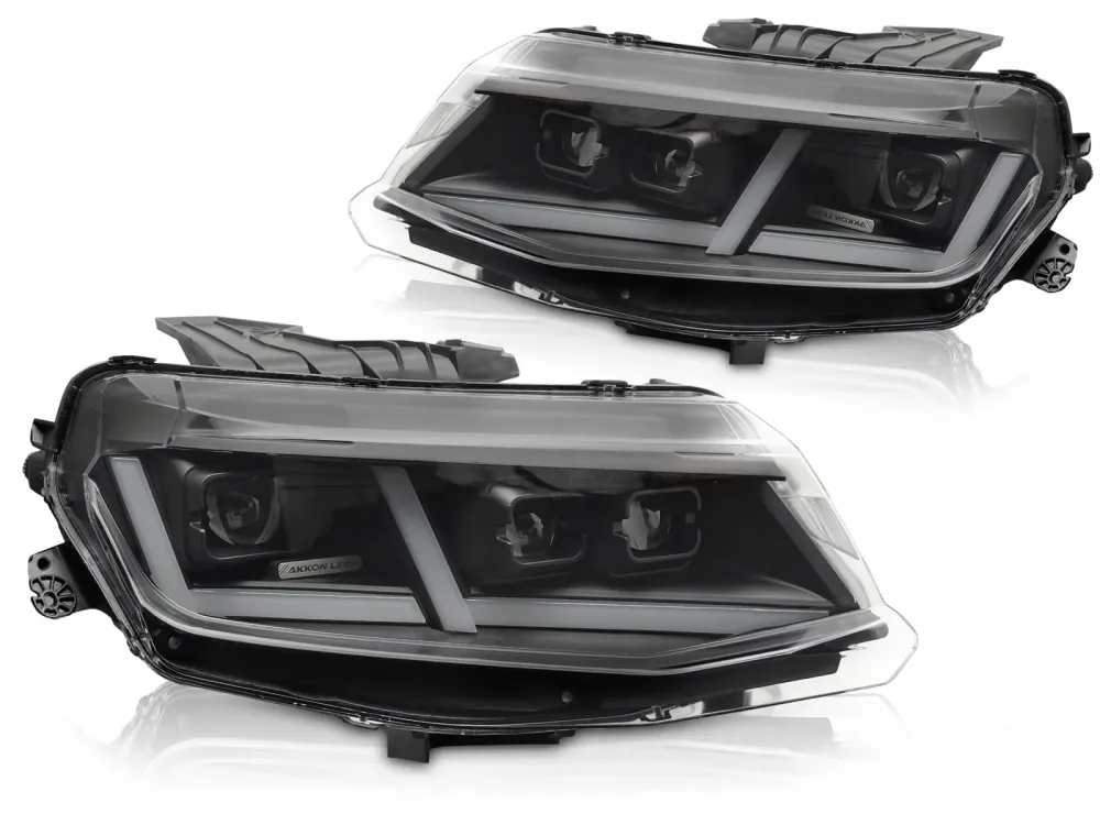Frontlykter Chevrolet Camaro (2016–2019) Full LED Svart - LPCT23