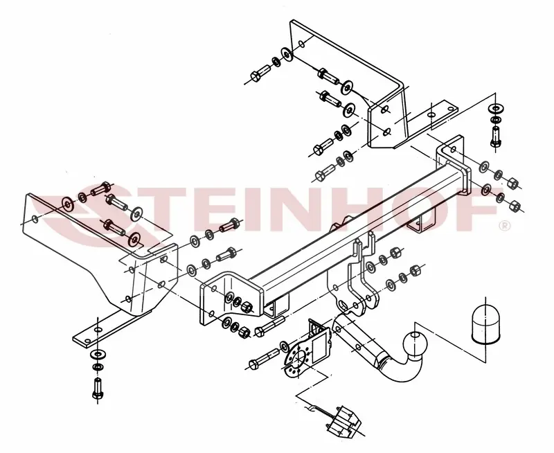 Tilhengerfeste Chevrolet Captiva (2006-2013) – fastmontert | Steinhof