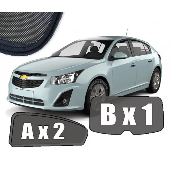 Solskjerm Chevrolet Cruze I (2008-2016) (3 stk)