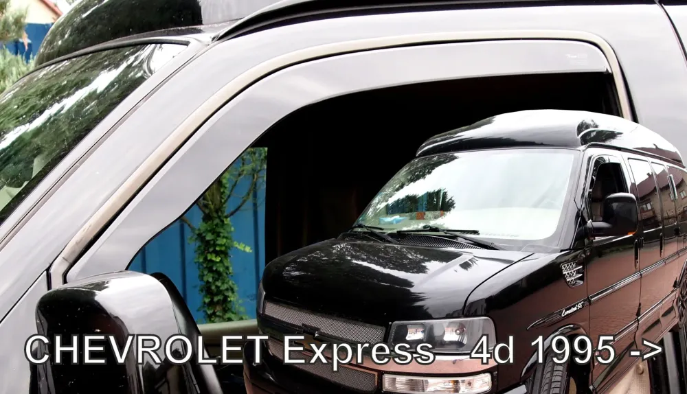 Vindavviser Chevrolet Express (1995-) – PMMA Plexiglass | Heko