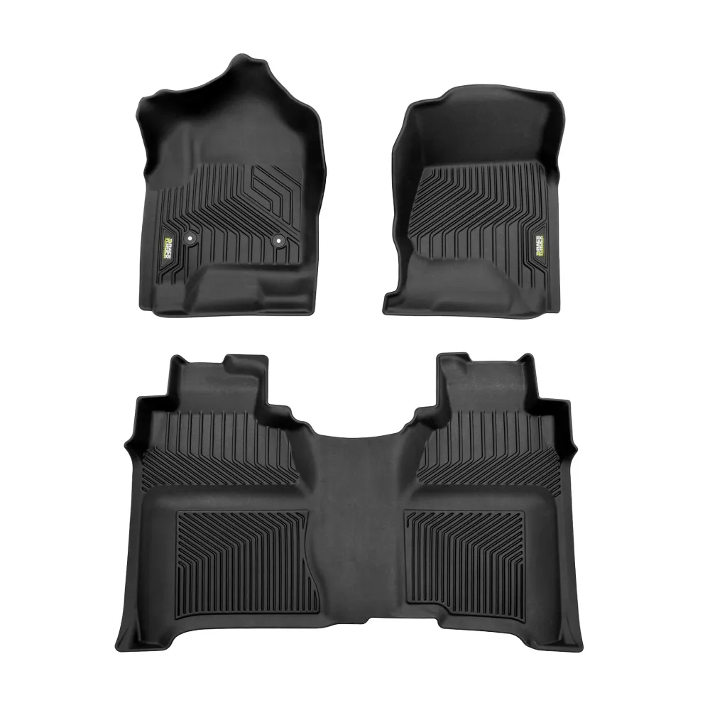 Gulvmatter Chevrolet Silverado III / GMC Sierra IV (2013-2019) – TPE - Gummi Termoplast-elastomer | Frogum