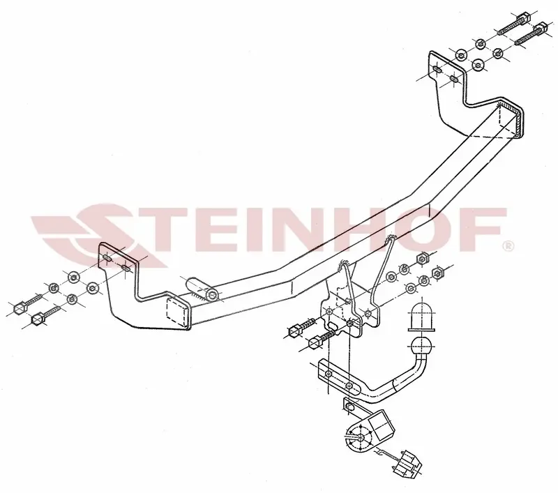Tilhengerfeste Citroen C3 I (2002-2009) – fastmontert | Steinhof