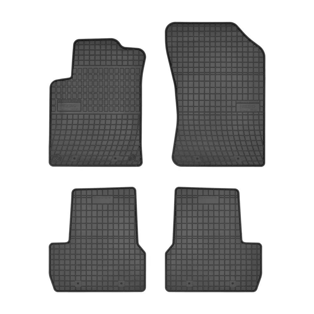 Gulvmatter Citroen C3 II (2009-2016) – med sidekant på 1 cm | Frogum