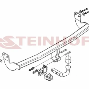 Tilhengerfeste Citroen C3 II (2009-2016) – fastmontert | Steinhof
