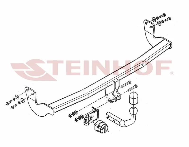 Tilhengerfeste Citroen C3 II (2009-2016) – fastmontert | Steinhof