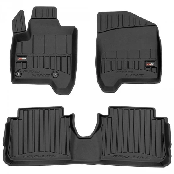 Gulvmatter Citroen C3 PICASSO I (2008-2017) – 3D Premium med sidekant | Frogum