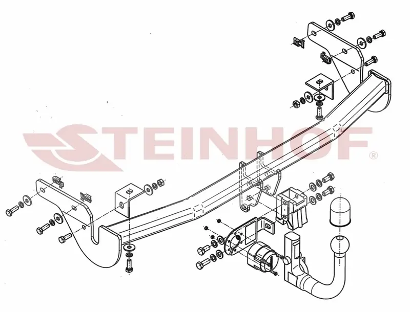 Tilhengerfeste Citroen C3 Picasso (2009-2017) – avtagbart | Steinhof