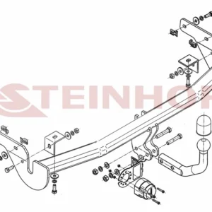 Tilhengerfeste Citroen C3 Picasso (2009-2017) – fastmontert | Steinhof