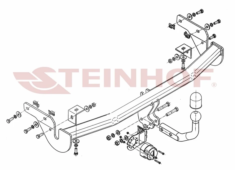 Tilhengerfeste Citroen C3 Picasso (2009-2017) – fastmontert | Steinhof