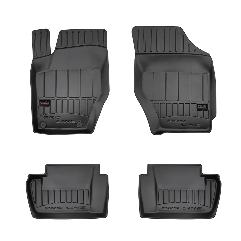 Gulvmatter Citroen C4 I (2004-2010) – 3D Premium med sidekant | Frogum