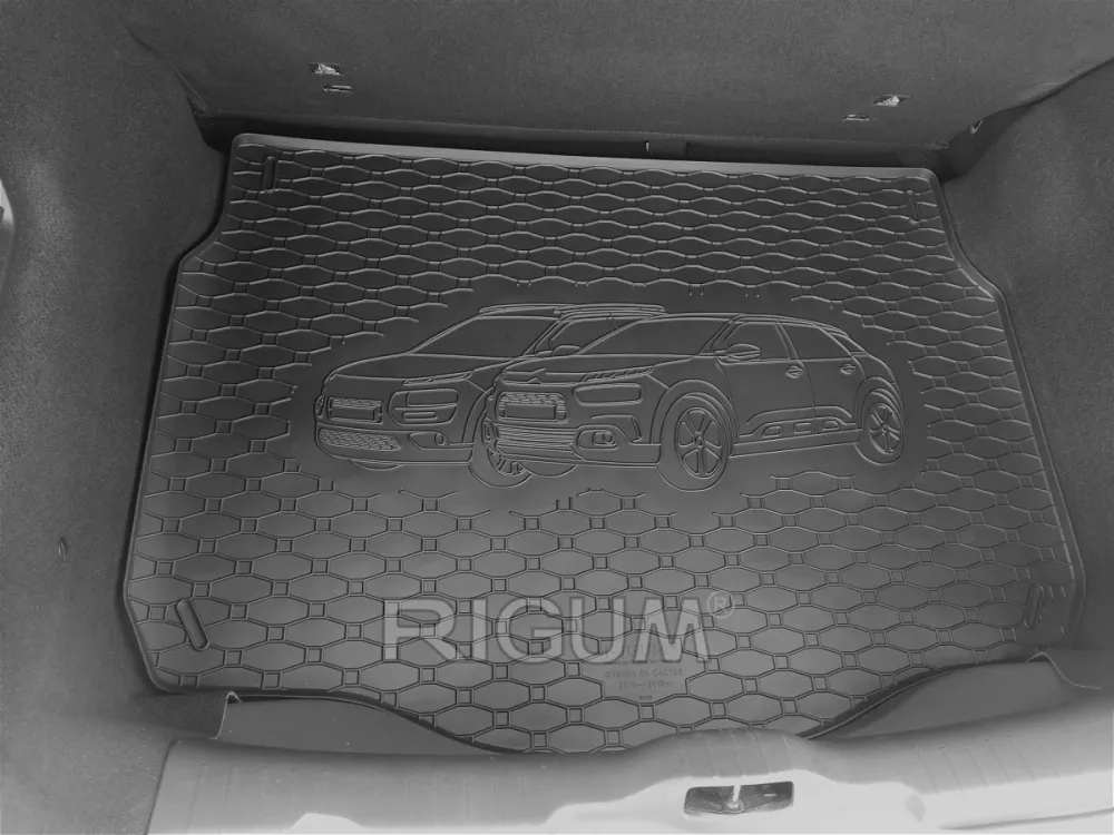 Bagasjeromsmatte Citroen C4 Cactus (2014-2020) – Luktfrie Gummi | Rigum