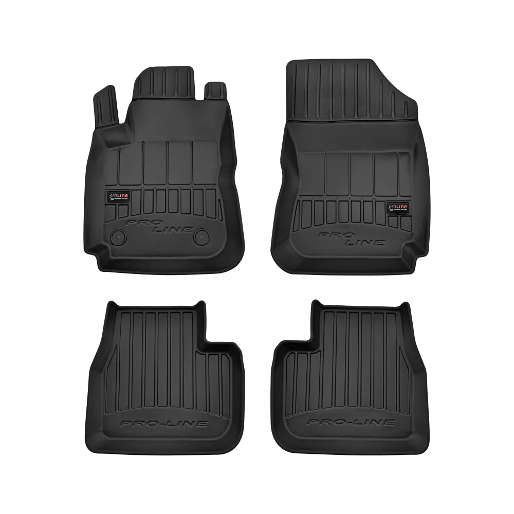Gulvmatter Citroen C4 Cactus (2014-2020) – 3D Premium med sidekant | Frogum