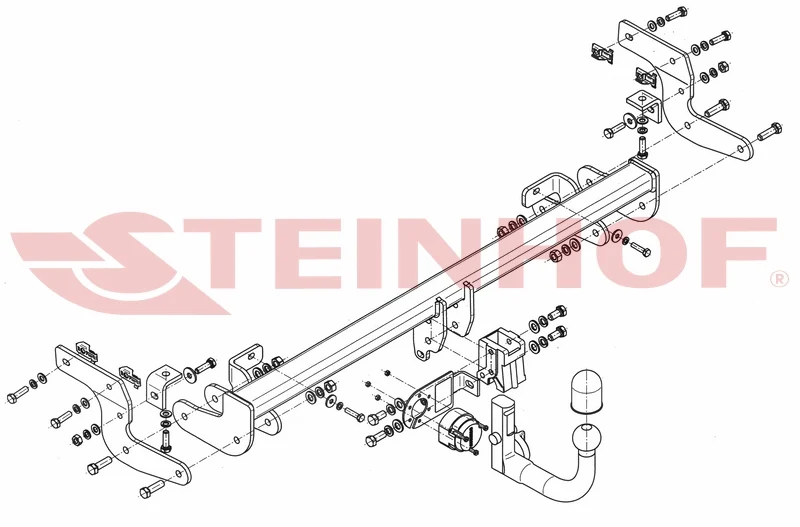 Tilhengerfeste Citroen C4 Cactus I (2014-2018) – avtagbart | Steinhof