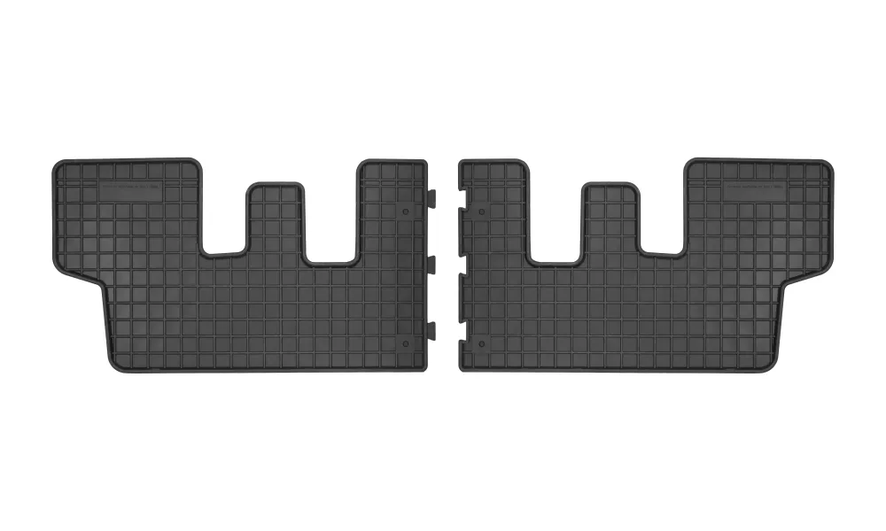 Gulvmatter Citroen C4 Picasso II 3rd row (2013-) – med sidekant på 1 cm | Frogum