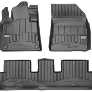 Gulvmatter Citroen C4 Picasso II / C4 SpaceTourer (2013-) – 3D Premium med sidekant | Frogum