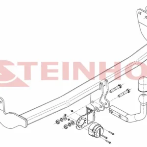 Tilhengerfeste Citroen DS3 (2009-) – fastmontert | Steinhof