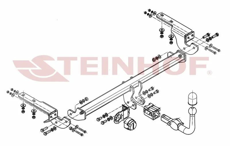 Tilhengerfeste Citroen DS4 (2011-) – avtagbart | Steinhof