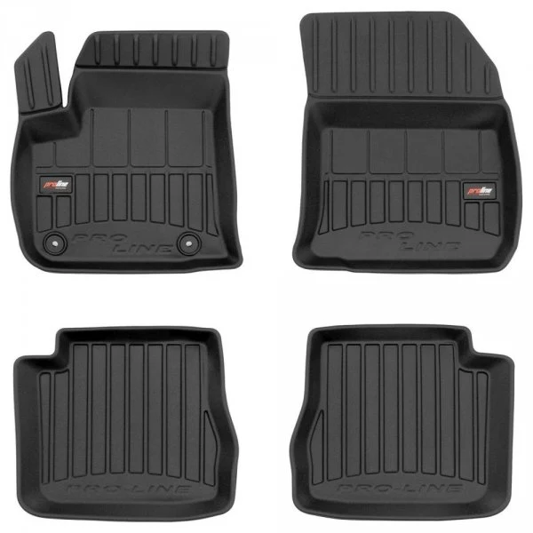 Gulvmatter Citroen ë-C4 / ë-C4 X – 3D Premium med sidekant | Frogum