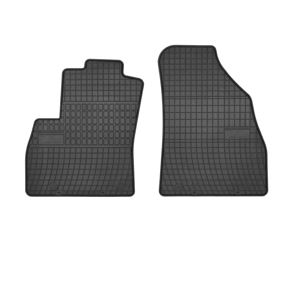 Gulvmatter Citroen Nemo 2 seter / Fiorino III 2 seter / Bipper 2 seter (2008-) – med sidekant på 1 cm | Frogum
