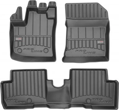 Gulvmatter Dacia Lodgy (2012-) – 3D Premium med sidekant | Frogum