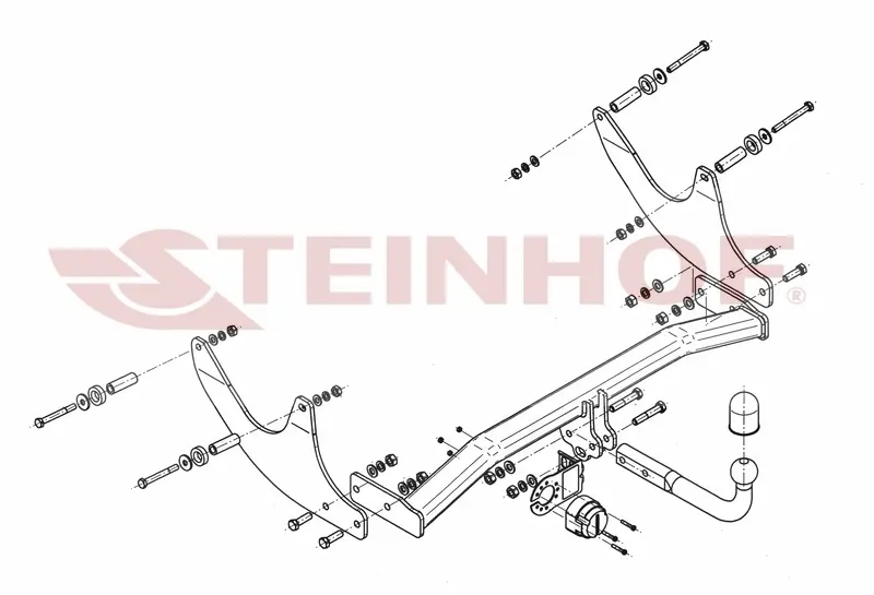 Tilhengerfeste Dacia Logan MCV (2017-) – fastmontert | Steinhof