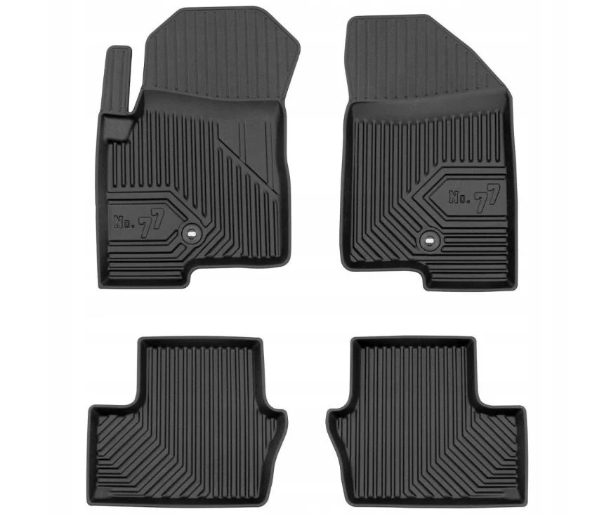 Gulvmatter Dodge Caliber (2006-2011) – 3D Premium med sidekant | Frogum