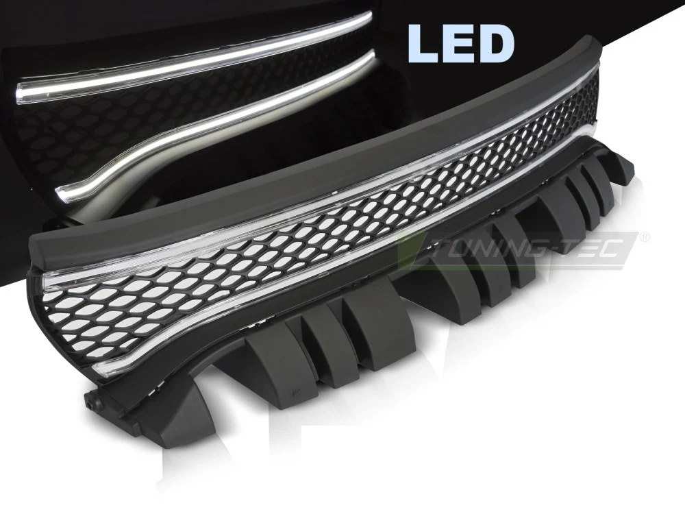 Grill Dodge Charger 06-10 Svart med LED