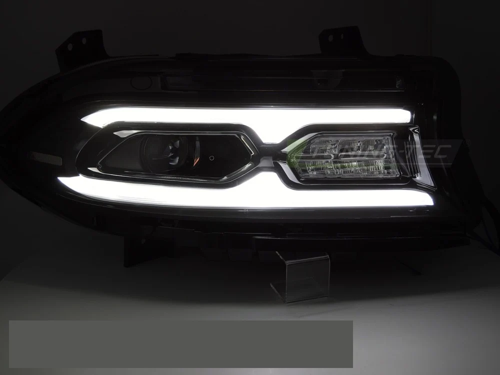 Frontlykter Dodge Charger (2014–2023) Full LED Svart - LPDO45