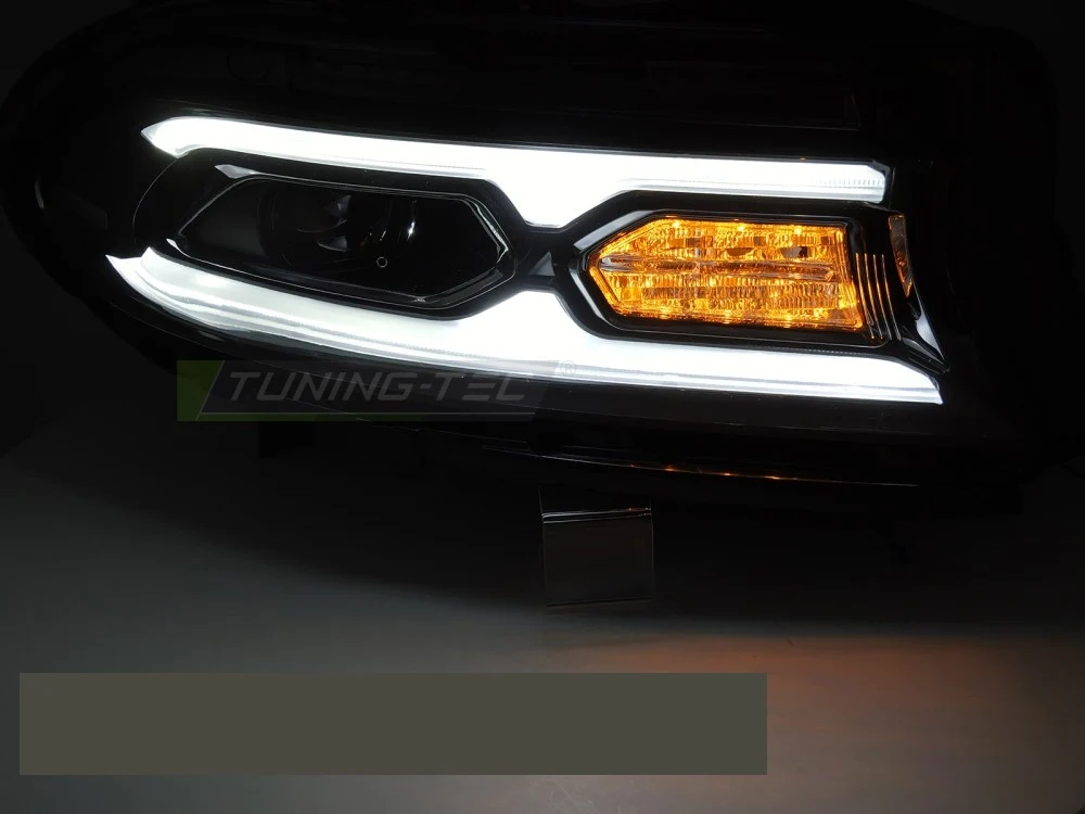 Frontlykter Dodge Charger (2014–2023) Full LED Svart - LPDO45