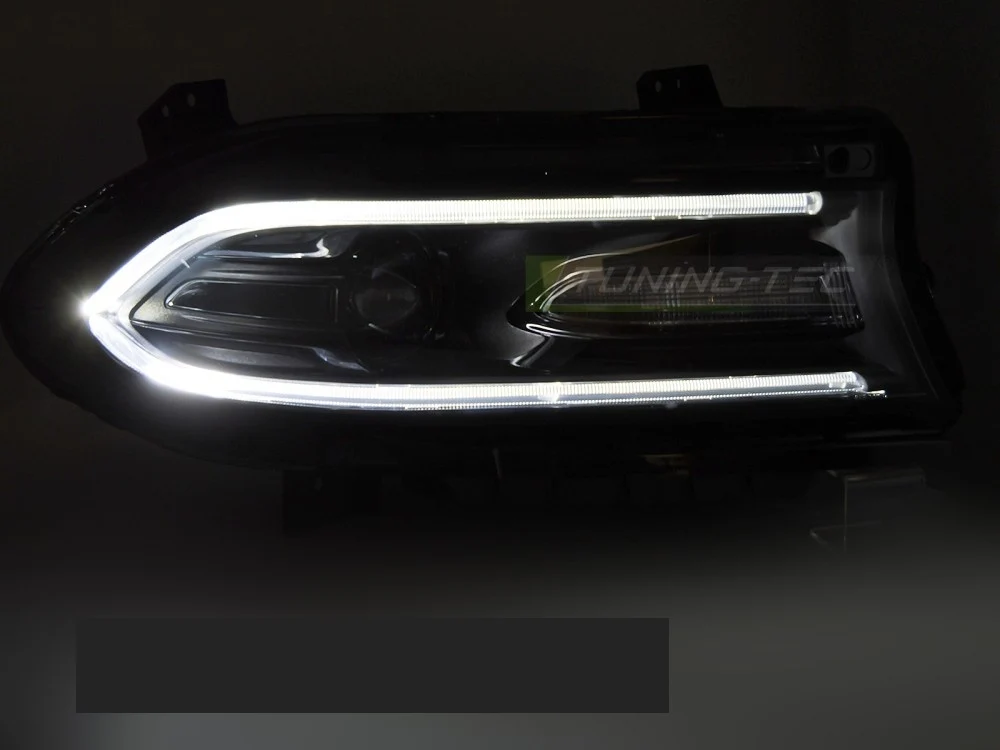Frontlykter Dodge Charger (2014–2023) LED Svart - LPDO33